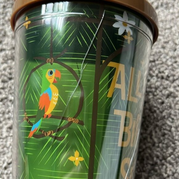 BROKEN - Disney Parks All the Birds Sing Words Tiki Room Coconut Cup - Picture 4 of 4